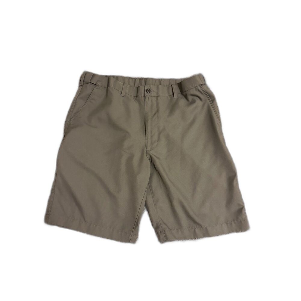 PGA TOUR Men's Flat Front Golf Shorts - Charcoal Gray - Size 36
